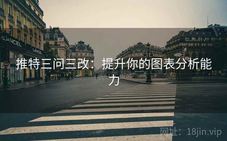 推特三问三改:提升你的图表分析能力 推特三问三改:提升你的图表分析能力